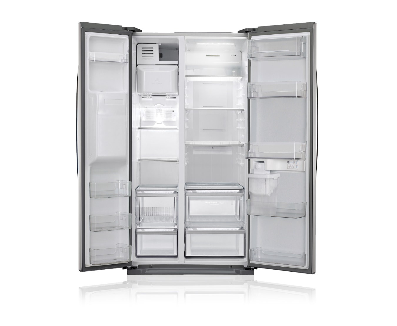 LG Side-by-Side-Kühlschrank mit Eis- und Wasserspender und Total No Frost Technologie, GSL325PZYZ