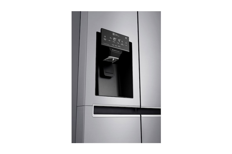 LG Side-by-Side mit Eis-, Crushed Ice- und Wasserspender, GSL461ICEZ