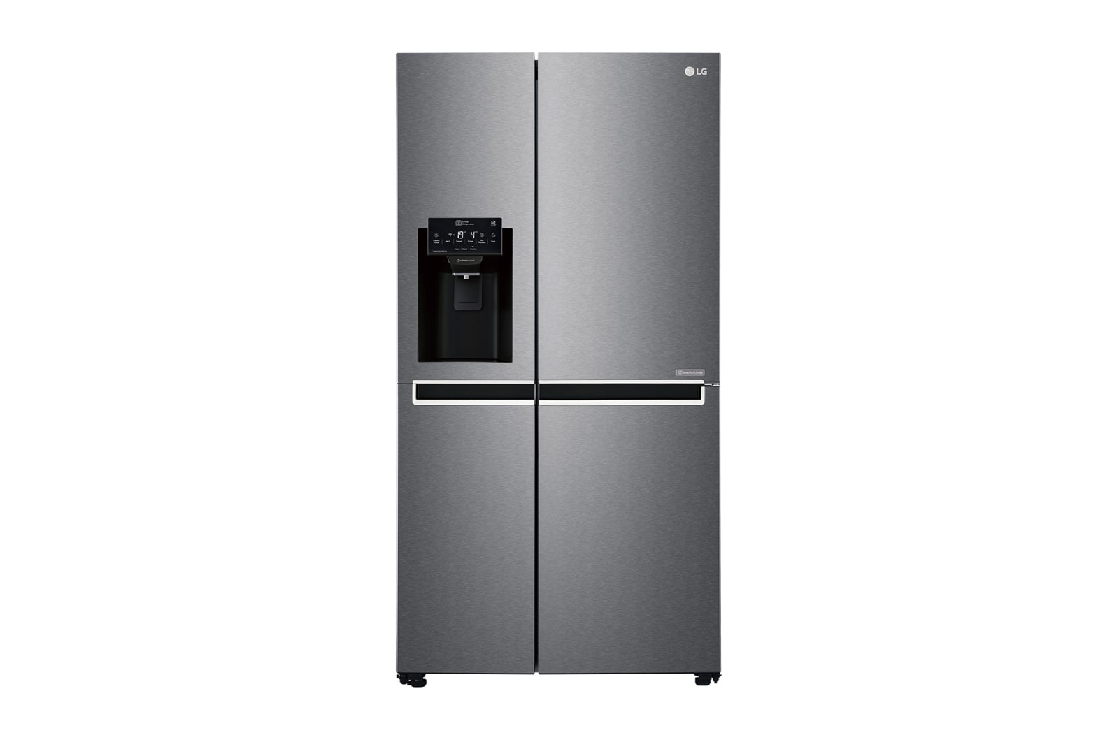 Vorderseite von LG Side-by-Side mit 601 Litern Kapazität GSL471ICEZ