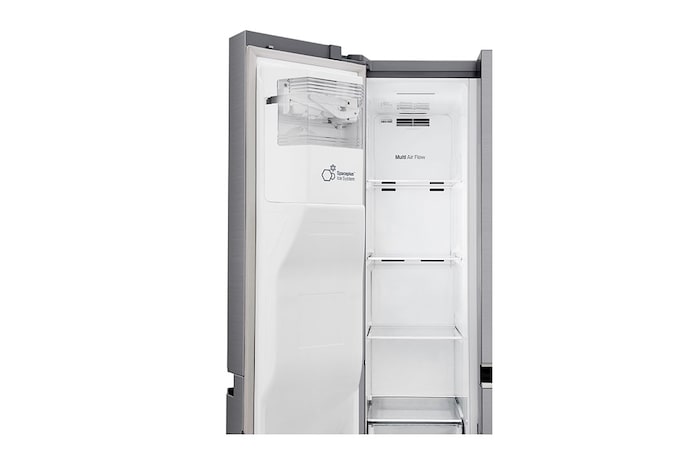 LG Side-by-Side Kühlschrank (F, 625L, 179cm hoch) mit Eis-, Crushed Ice- und Wasserspender & internem Wassertank | GSL481PZXZ, GSL481PZXZ