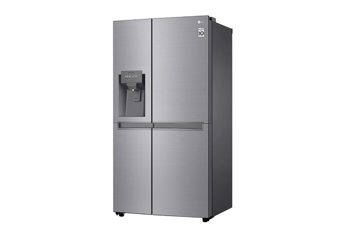 LG Side-by-Side Kühlschrank (F, 625L, 179cm hoch) mit Eis-, Crushed Ice- und Wasserspender & internem Wassertank | GSL481PZXZ, GSL481PZXZ