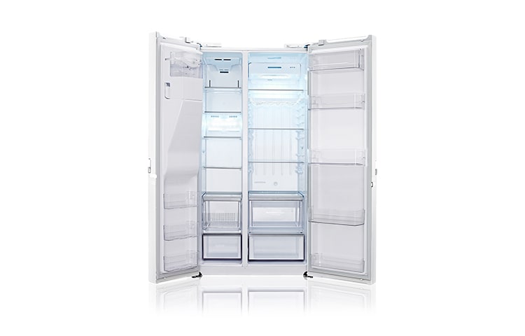 LG Side-by-Side Kühlschrank mit modernem Design und Energieeffizienzklasse A++, GSL545SWQZ