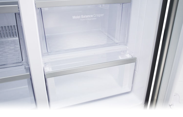 LG Side-by-Side Kühlschrank mit modernem Design und Energieeffizienzklasse A++, GSL545SWQZ
