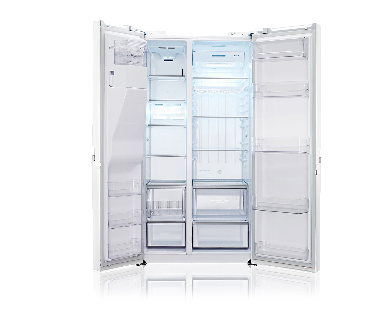 LG Side-by-Side Kühlschrank mit modernem Design und Energieeffizienzklasse A++, GSL545SWQZ