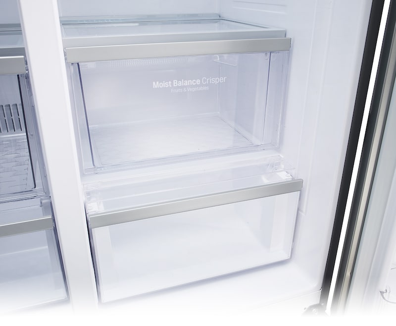 LG Side-by-Side Kühlschrank mit modernem Design und Energieeffizienzklasse A++, GSL545SWQZ