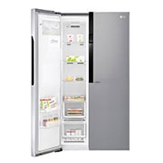 LG Side-by-Side mit Eis-, Crushed Ice- und Wasserspender und Total No Frost, GSL561PZUV
