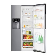 LG Side-by-Side mit Eis-, Crushed Ice- und Wasserspender und Total No Frost, GSL561PZUV