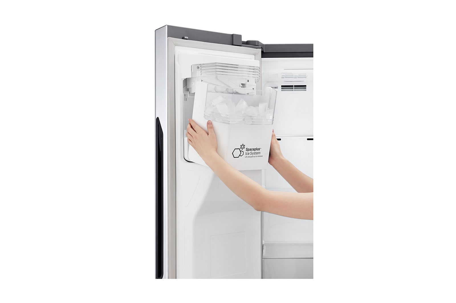 LG Side-by-Side mit Eis-, Crushed Ice- und Wasserspender und Total No Frost, GSL561PZUV
