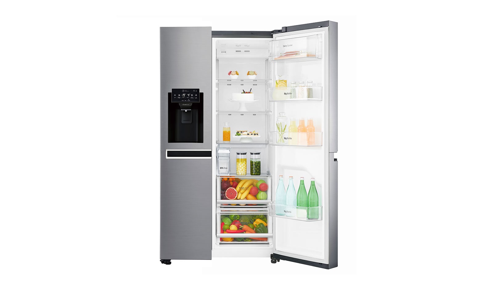 LG Side-by-Side mit Total No Frost, GSL761PZUZ