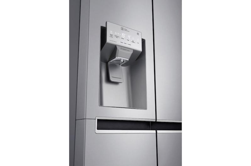 LG Side-by-Side mit Eis-, Crushed Ice- und Wasserspender | Total No Frost | Energieeffizienzklasse* A++, GSL961PZBZ