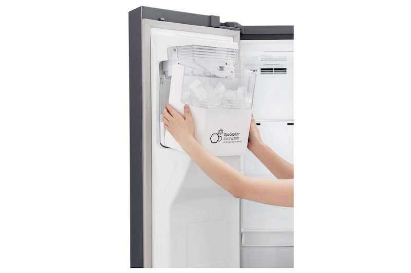 LG Side-by-Side mit Eis-, Crushed Ice- und Wasserspender | Total No Frost | Energieeffizienzklasse* A++, GSL961PZBZ