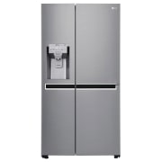 Vorderseite von Side-by-Side mit Eis-, Crushed Ice- und Wasserspender | Total No Frost | Energieeffizienzklasse* A&#43;&#43; GSL961PZBZ