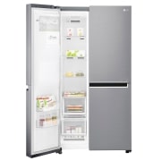 LG Side-by-Side mit Eis-, Crushed Ice- und Wasserspender | Total No Frost | Energieeffizienzklasse* A++, GSL961PZBZ
