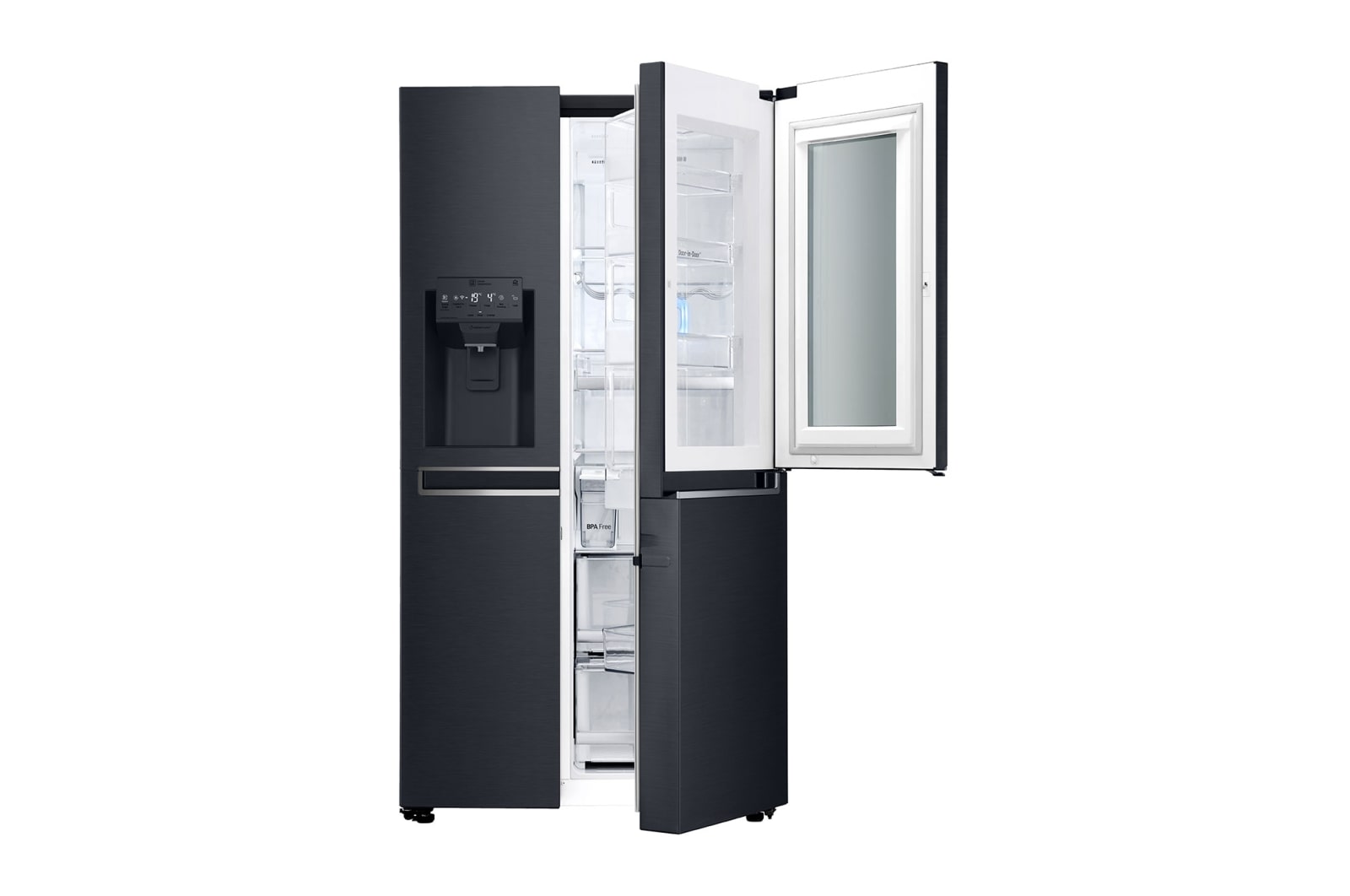 LG InstaView™ Side-by-Side mit 601 Litern Kapazität, GSX961MTAZ