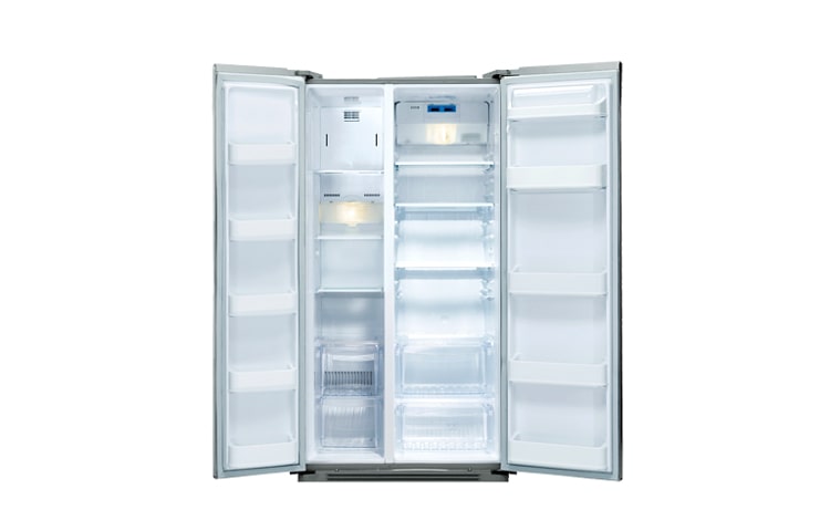LG Stylische Side-by-Side Kühl-Gefrierkombination mit extra leisem Kompressor, GW-B207FLQK