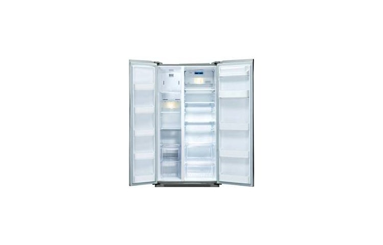LG Stylische Side-by-Side Kühl-Gefrierkombination mit extra leisem Kompressor, GW-B217FLQV