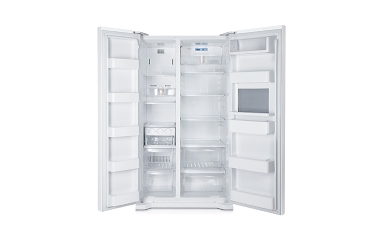 LG Side-by-Side Kühl- Gefrierkombination mit 570 Liter Gesamtnutzinhalt, GW-C227BVQV