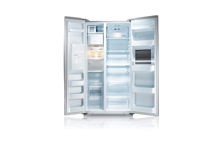 LG Side-by-Side Kühl- Gefrierkombination mit 521 Liter Gesamtnutzinhalt, GW-P217FLQK