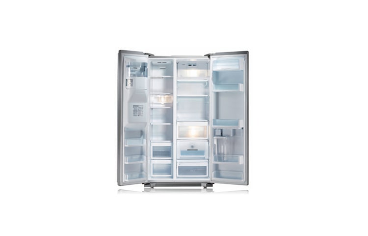 LG Side by Side Kühlschrank ohne Festwasseranschluss sowie No Frost-Technologie, GW-P227HNXV