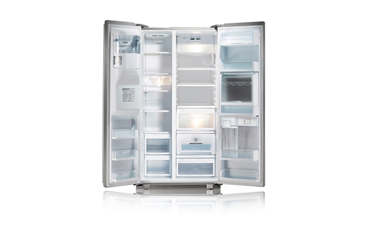 LG Side by Side Kühlschrank mit Homebar, Eis- und Wasserspender ohne aufwendigen Festwasseranschluss bei höchster Energieeffizienz, GW-P227HNXZ
