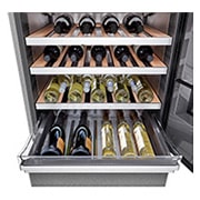 LG SIGNATURE Weinkühlschrank mit InstaView® | 420 Liter Kapazität | Edelstahl mit Textured Steel®-Finish | LSR200W, LSR200W