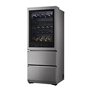 LG SIGNATURE Weinkühlschrank mit InstaView® | 420 Liter Kapazität | Edelstahl mit Textured Steel®-Finish | LSR200W, LSR200W
