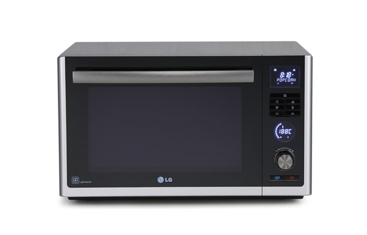 LG Solo-Mikrowelle mit 6 Profikoch-Einstellungen, Carbon-Heizelement und Intellowave-System, MJ3281BC