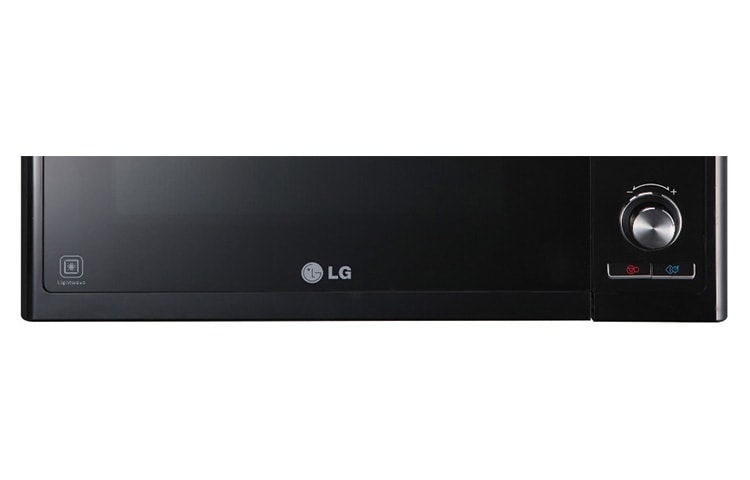 LG Lichtwellenofen mit Carbon Heizelement, Heißluft und Pizzaprogramm inkl. Metallform, MJ3281CBS