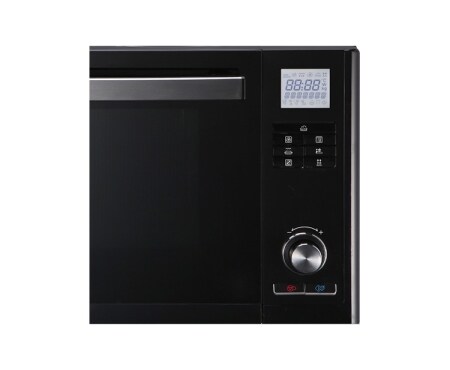 LG Lichtwellenofen mit Carbon Heizelement, Heißluft und Pizzaprogramm inkl. Metallform, MJ3281CBS