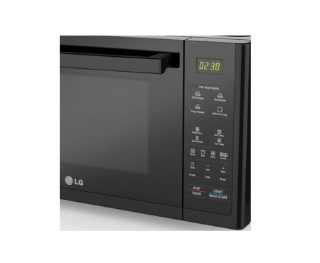 LG Lichtwellenofen mit Carbon Heizelement, Heißluft und 26 Programmen, MJ3294BAB