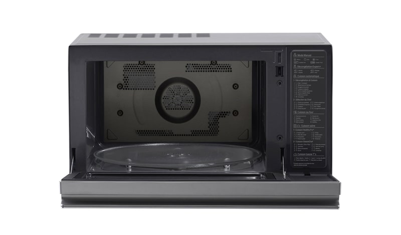 LG Heißluft-Mikrowelle Edelstahl (39L, 1350 Watt) mit Heißluftfunktion, Quarzgrill & EasyClean | MJ3965ACS, MJ3965ACS
