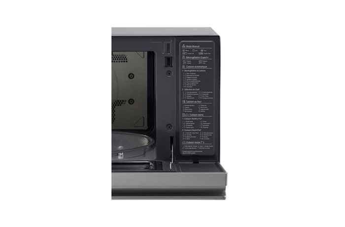 LG Heißluft-Mikrowelle Edelstahl (39L, 1350 Watt) mit Heißluftfunktion, Quarzgrill & EasyClean | MJ3965ACS, MJ3965ACS