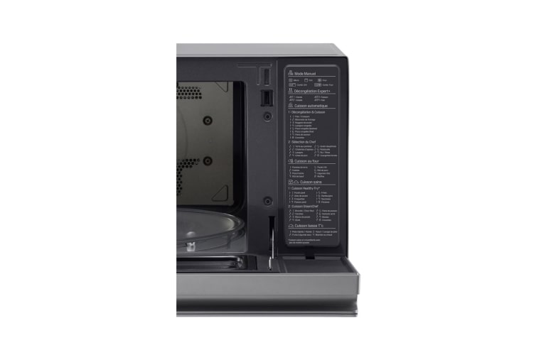 LG Heißluft-Mikrowelle Edelstahl (39L, 1350 Watt) mit Heißluftfunktion, Quarzgrill & EasyClean | MJ3965ACS, MJ3965ACS