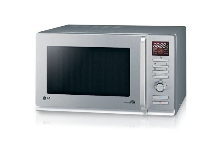 LG Silberne Mikrowelle mit Grill und integrierter Warmhaltefunktion, MG6387ARS