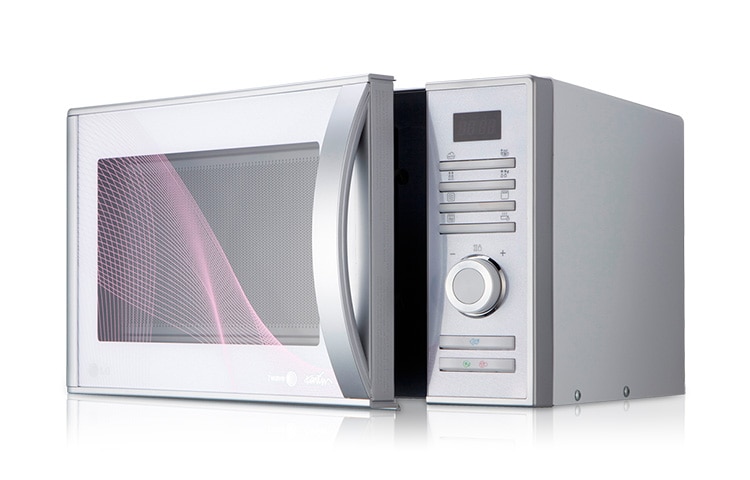 LG Mikrowelle mit Quarzgrill, 23 Litern Kapazität und Eco-On-Energiesparmodus, MH6383BAJ