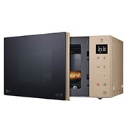 LG Mikrowelle mit Smart Inverter Technologie, Quarz Grill und 25 Liter Kapazität, MH6535GIAS