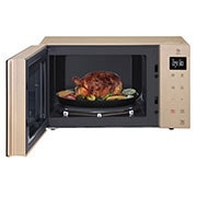 LG Mikrowelle mit Smart Inverter Technologie, Quarz Grill und 25 Liter Kapazität, MH6535GIAS