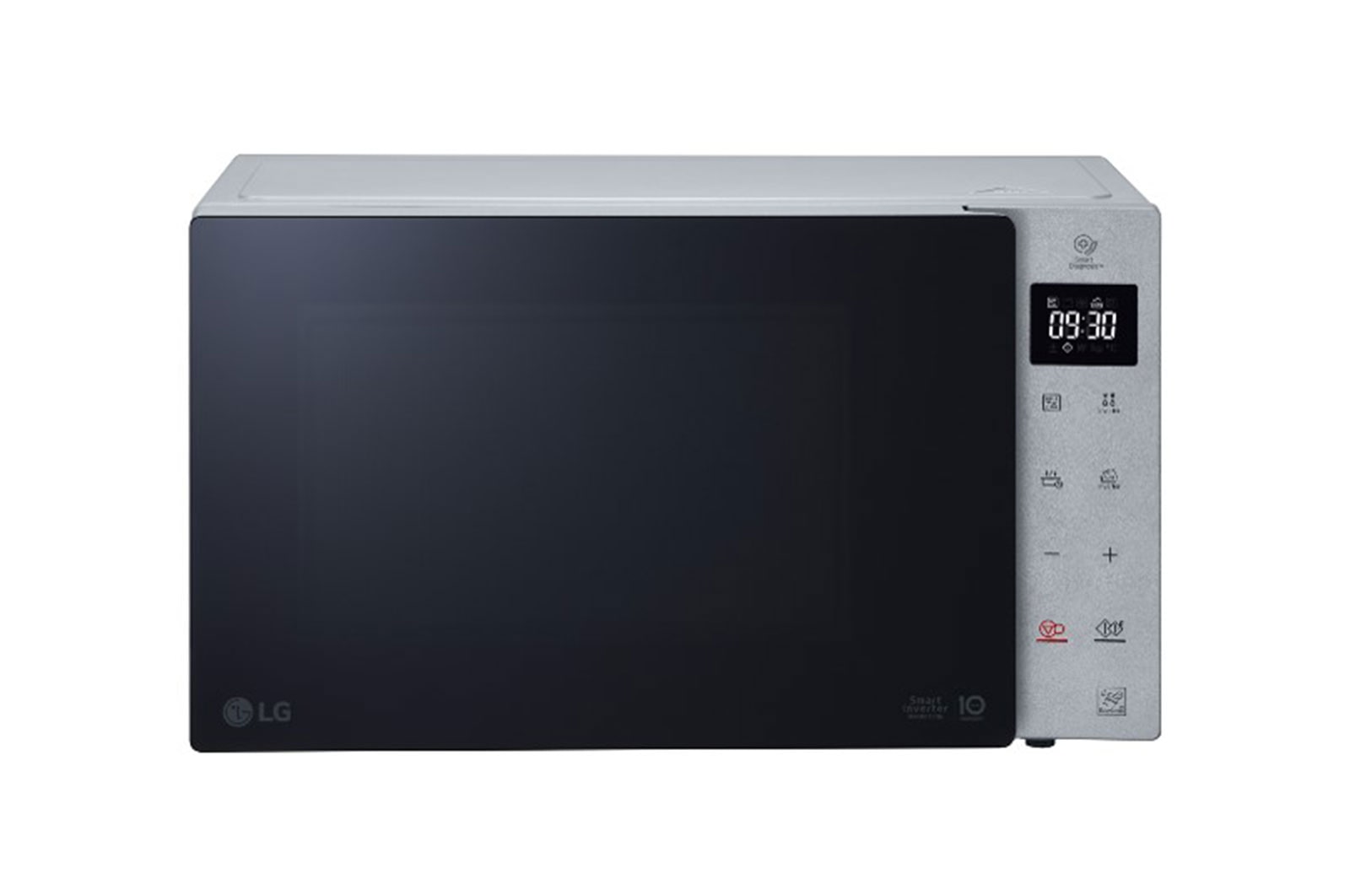 Vorderseite von Mikrowelle mit Smart Inverter Technologie, Quarz Grill und 25 Liter Kapazität MH6535GIT