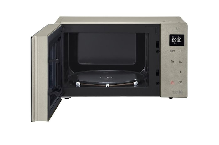 LG Mikrowelle Noble Steel (25 L, 1000 Watt) mit Quarzgrill, Smart Inverter Technologie & EasyClean | MH6535NBS, MH6535NBS