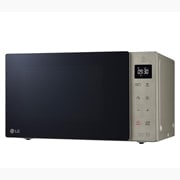 LG Mikrowelle mit Smart Inverter Technologie | Quarzgrill-Technologie | 25 Liter Kapazität | Tür aus echtem Glas, MH6535NBS