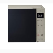 LG Mikrowelle mit Smart Inverter Technologie | Quarzgrill-Technologie | 25 Liter Kapazität | Tür aus echtem Glas, MH6535NBS