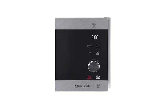 LG Mikrowelle Silber (25 L, 1000 Watt) mit Quarzgrill, Smart Inverter Technologie & EasyClean | MH6565CPS, MH6565CPS