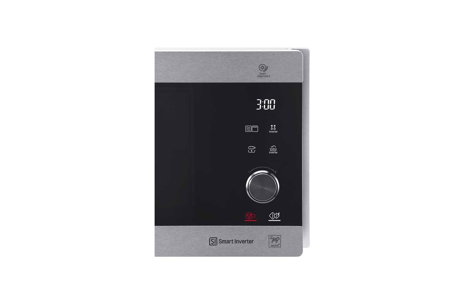 LG Mikrowelle Silber (25 L, 1000 Watt) mit Quarzgrill, Smart Inverter Technologie & EasyClean | MH6565CPS, MH6565CPS