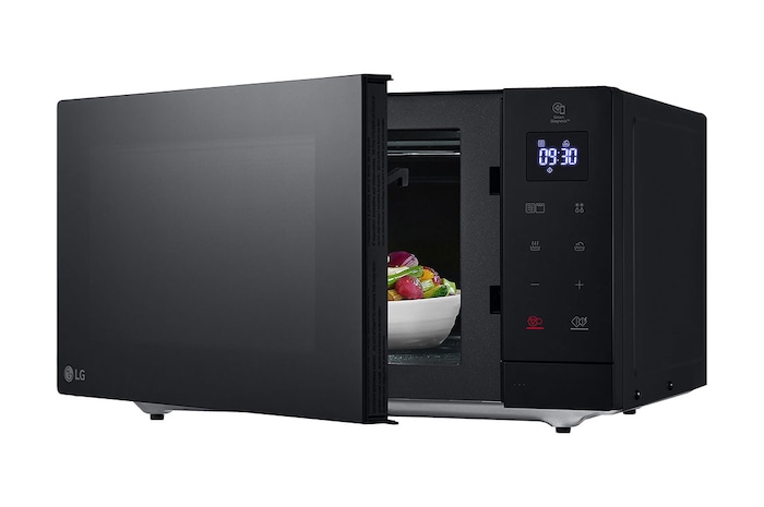 LG Solo-Mikrowelle Noble Steel (25 L, 900 Watt) mit Smart Inverter Technologie & EasyClean | MH7032JAS, MH7032JAS