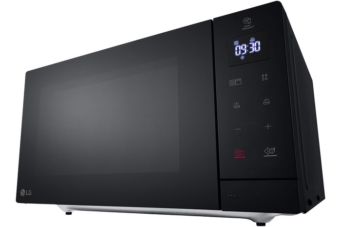 LG Solo-Mikrowelle Noble Steel (25 L, 900 Watt) mit Smart Inverter Technologie & EasyClean | MH7032JAS, MH7032JAS