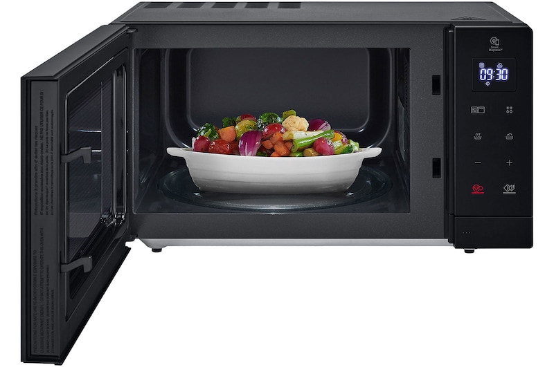 LG Solo-Mikrowelle Noble Steel (25 L, 900 Watt) mit Smart Inverter Technologie & EasyClean | MH7032JAS, MH7032JAS