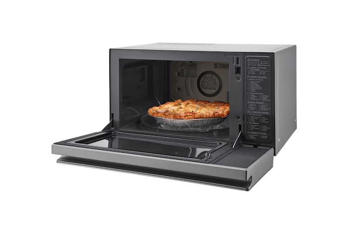 LG Heißluft-Mikrowelle Edelstahl (39L, 1350 Watt) mit Heißluftfunktion, Quarzgrill & EasyClean | MJ3965ACS, MJ3965ACS