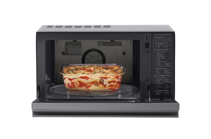 LG Heißluft-Mikrowelle Edelstahl (39L, 1350 Watt) mit Heißluftfunktion, Quarzgrill & EasyClean | MJ3965ACS, MJ3965ACS