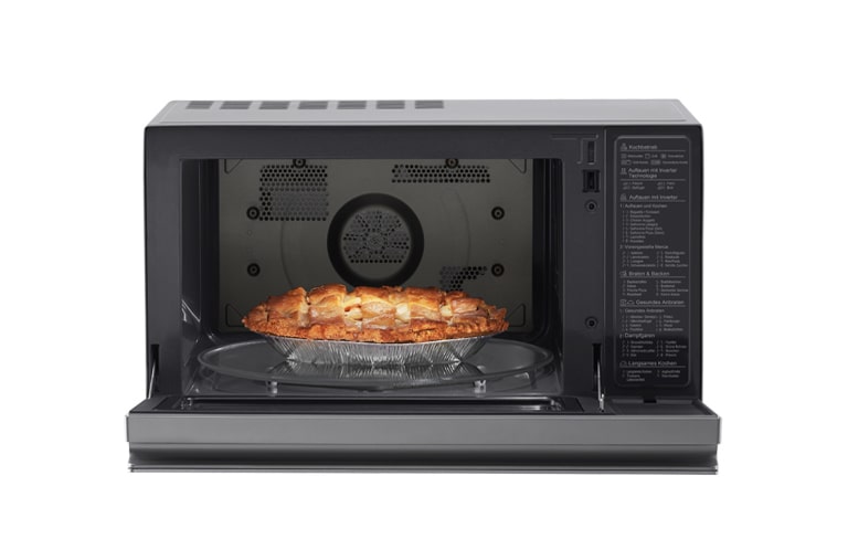 LG Heißluft-Mikrowelle Edelstahl (39L, 1350 Watt) mit Heißluftfunktion, Quarzgrill & EasyClean | MJ3965ACS, MJ3965ACS