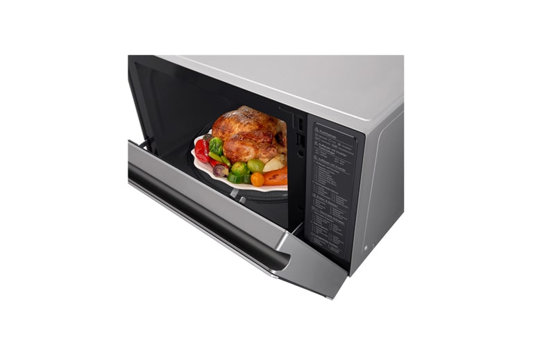 LG Hybrid-Heißluftofen mit Smart Inverter Technologie I Infrared Heating® I Quarzgrill I 39 Liter I  Kochen à la Chefkoch mit NeoChef® | Leistung: 1350 Watt | MJ3965ACS  , MJ3965ACS